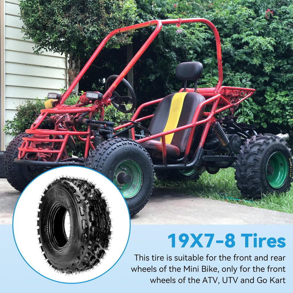 19x7-8 Mini Bike Tire Tubeless D6560