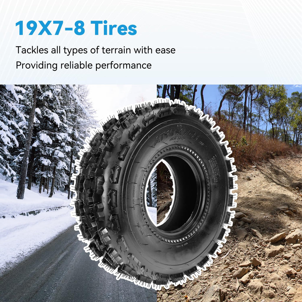 19x7-8 Mini Bike Tire Tubeless D6560