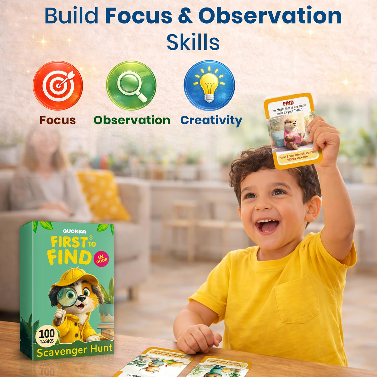 Scavenger Hunt Cards 100 Tasks S8495