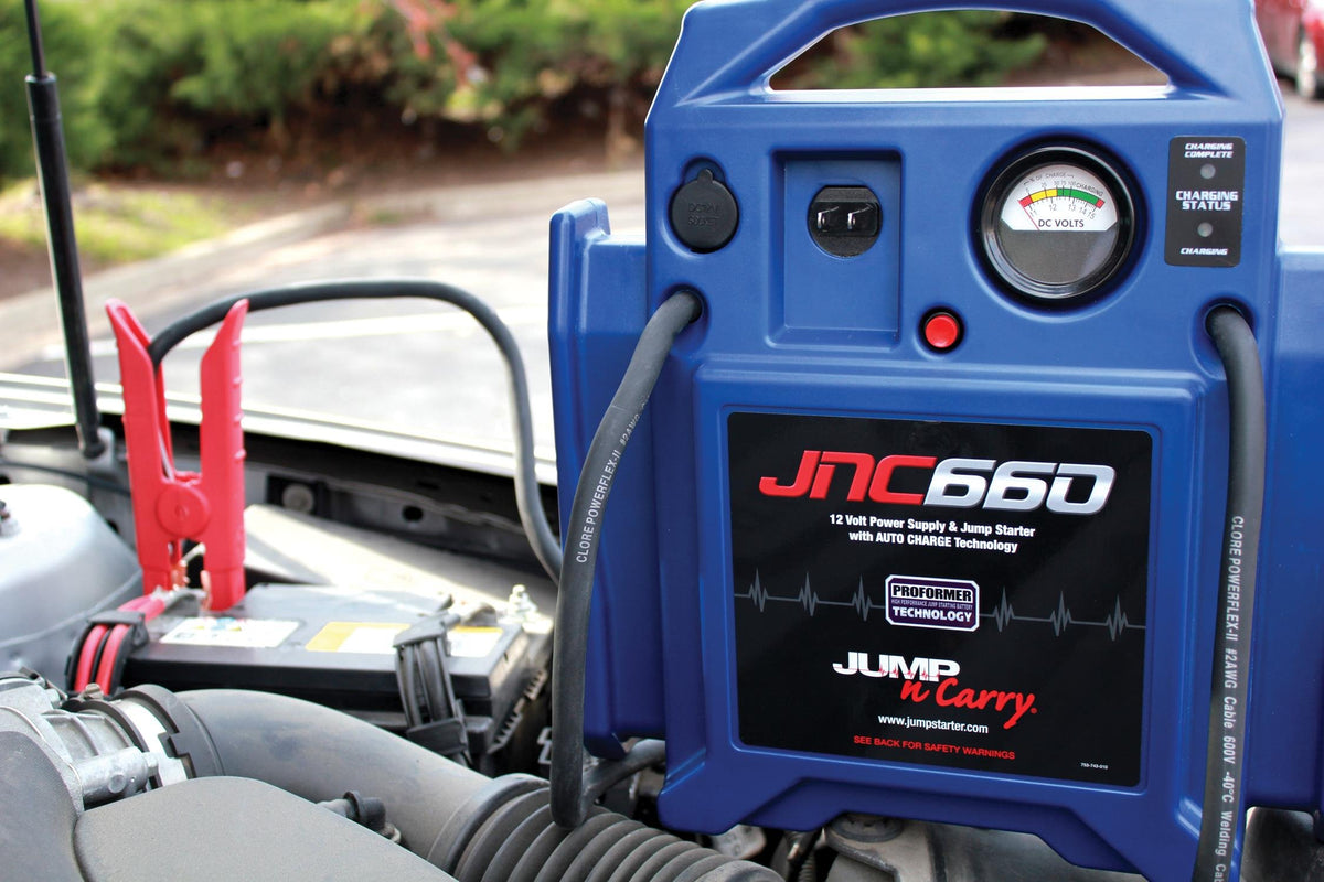 12 Volt Lithium Jump Starter and 1700 Peak Amp Jump Starter L56387