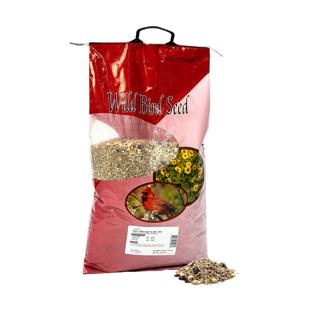 Shell Free Fruit and Nut Wild Bird Seed Mix 20 lbs G845884