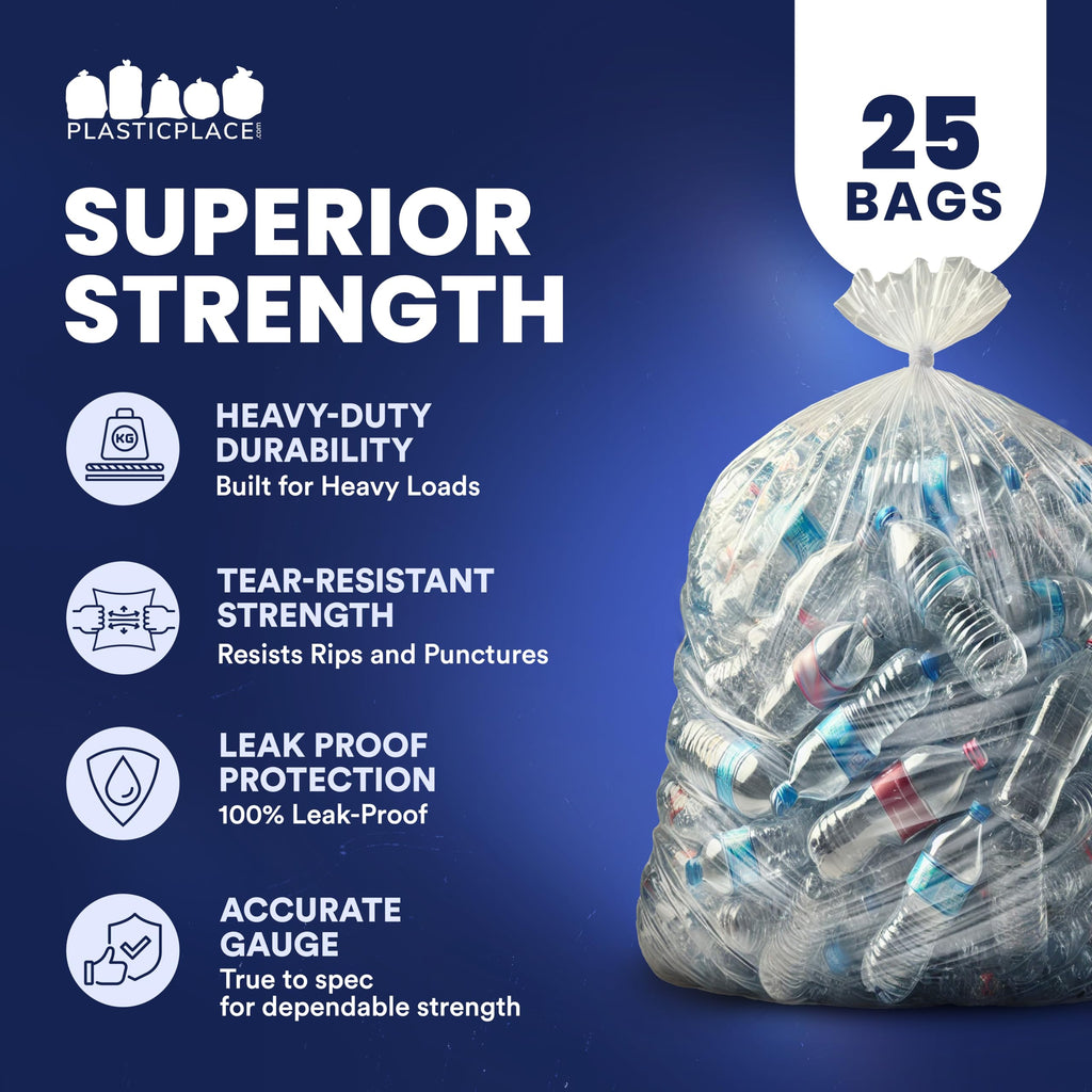 95-96 Gallon Garbage Can Liners, 25 Count Q741200