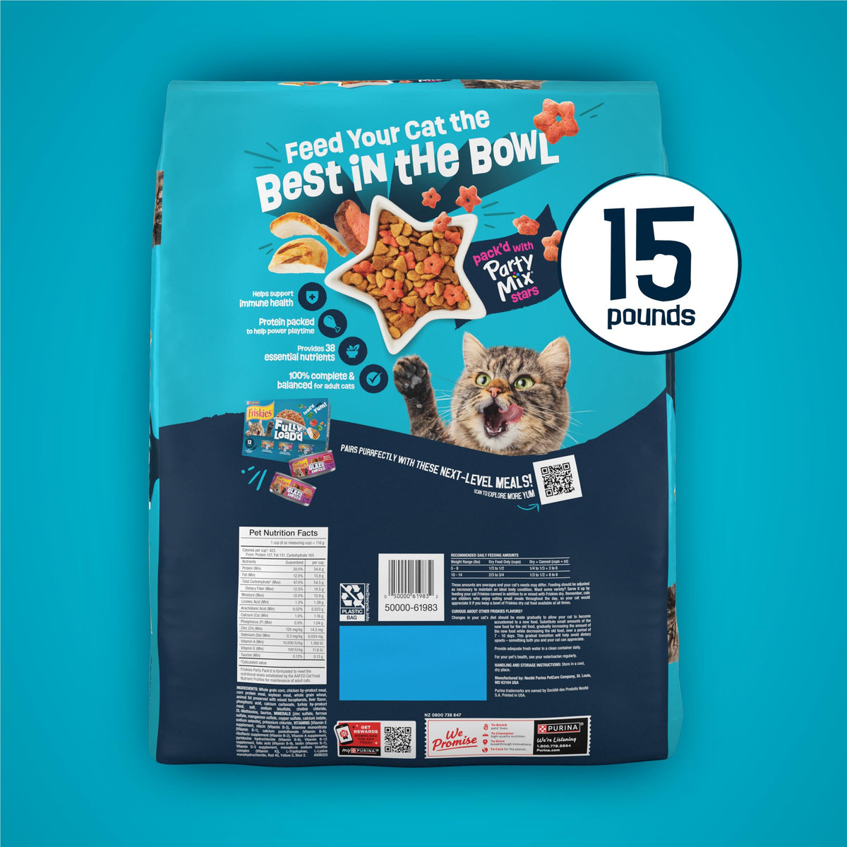Dry Cat Food 15 lb. Bag G650801