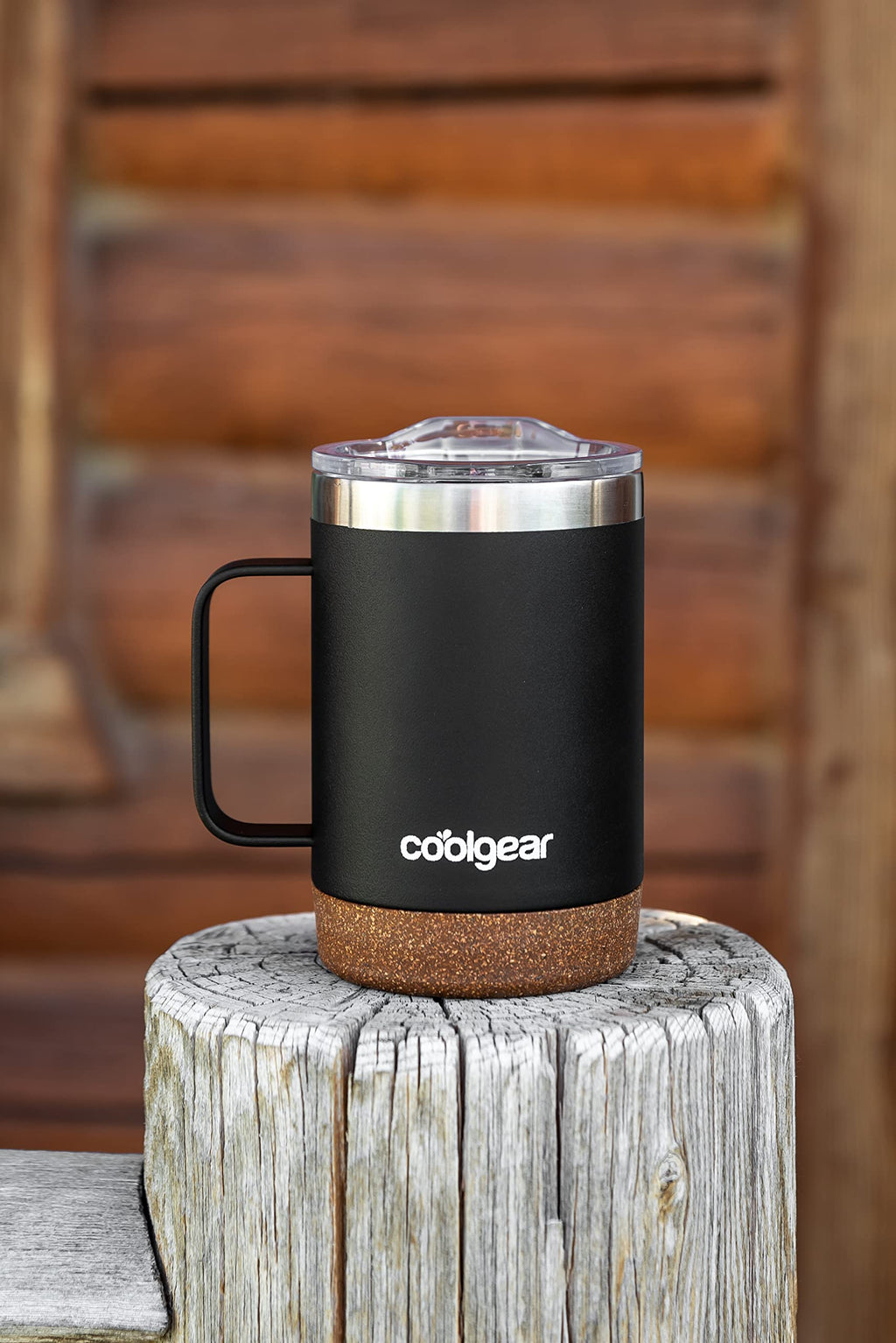 Stainless Steel Copper Lined Mug with Handle 2 Pack 16 oz X112