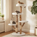 Cat Tree Tower with Scratching Post V817029