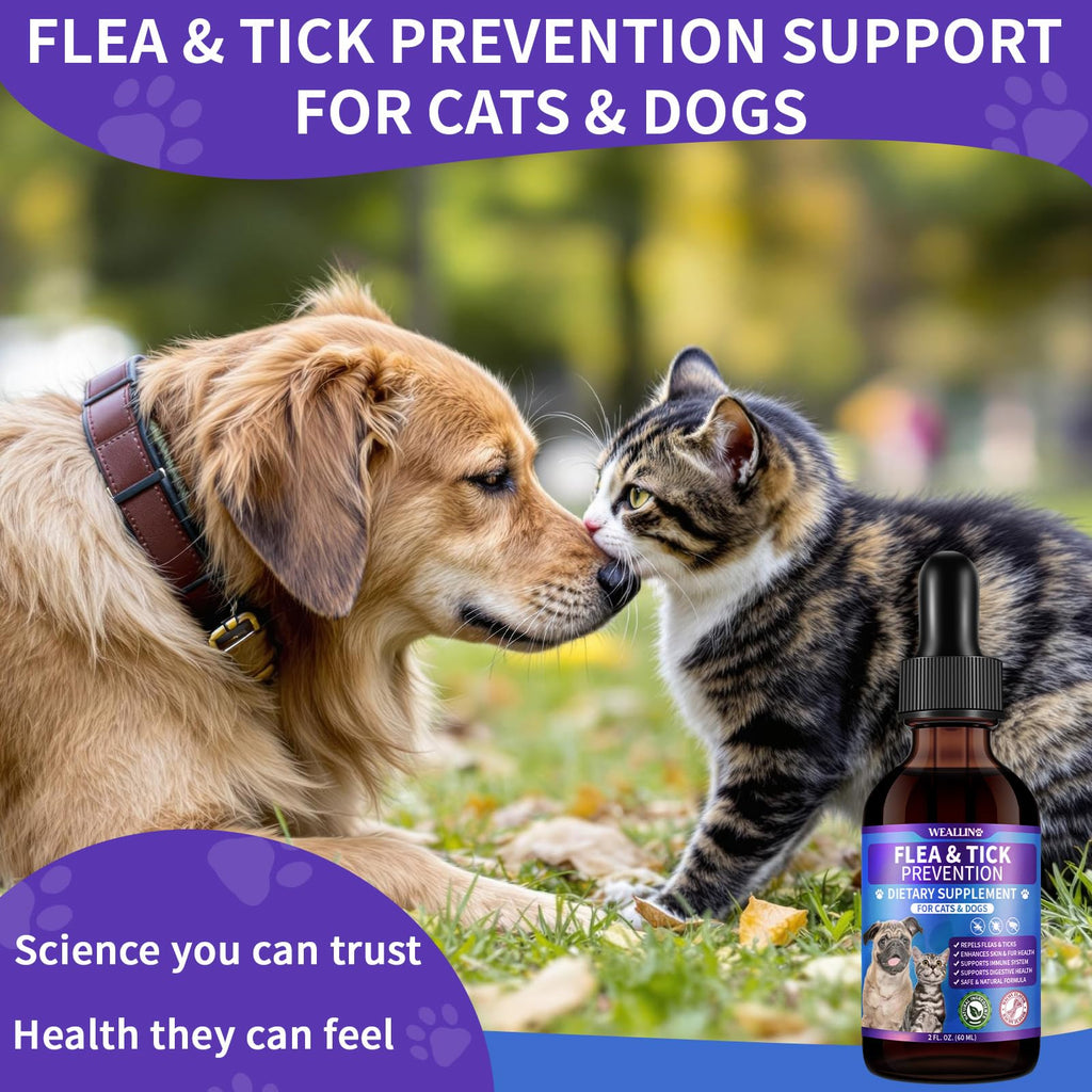 Flea and Tick Prevention Support with Multivitamin 60ml V77468