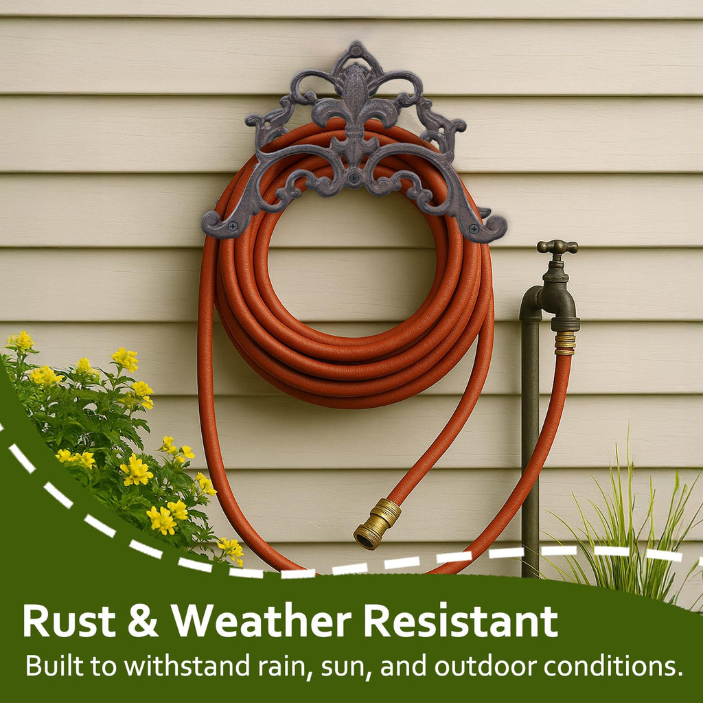Cast Iron Wall Mount Hose Holder F329