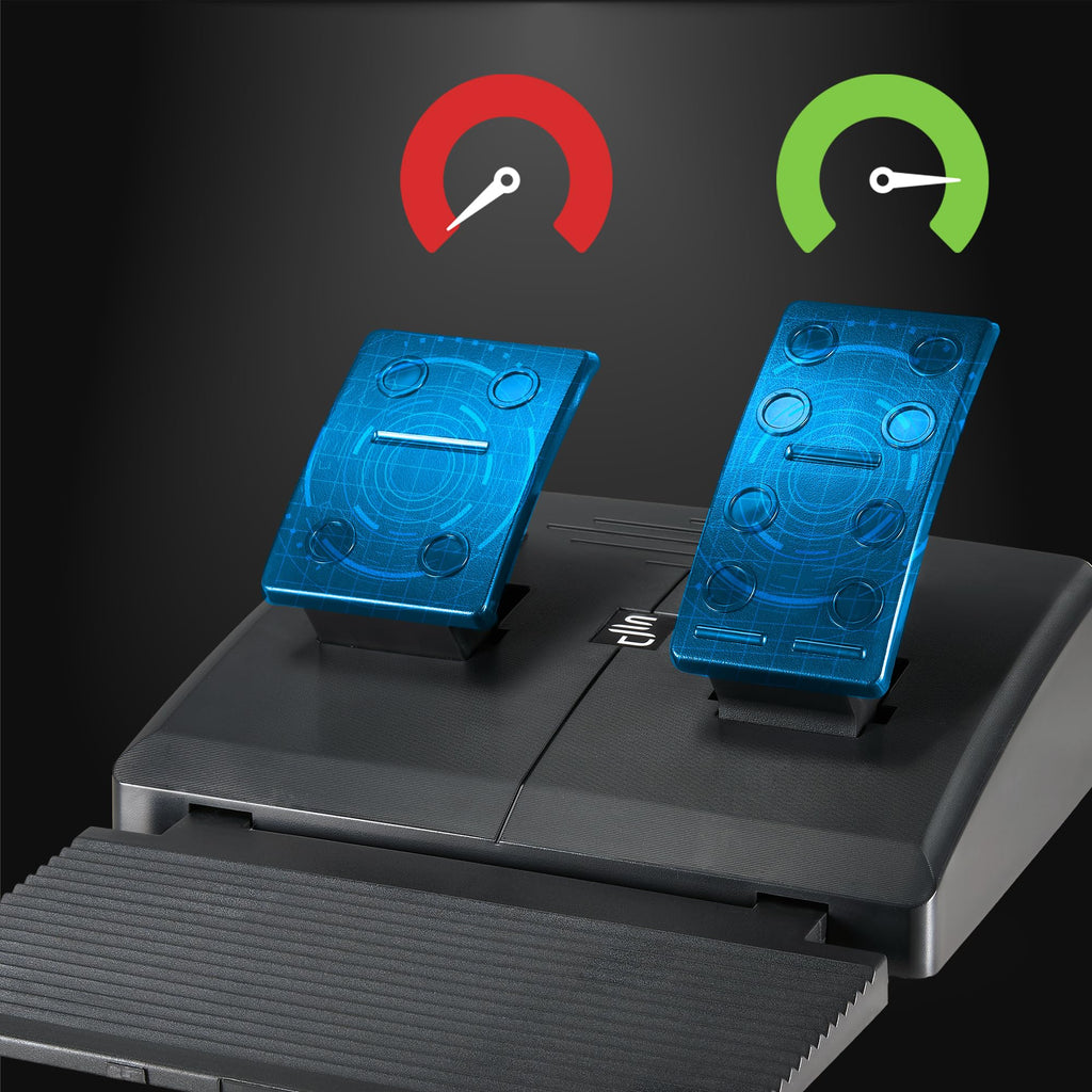 Gaming Steering Wheel with Pedals I23087