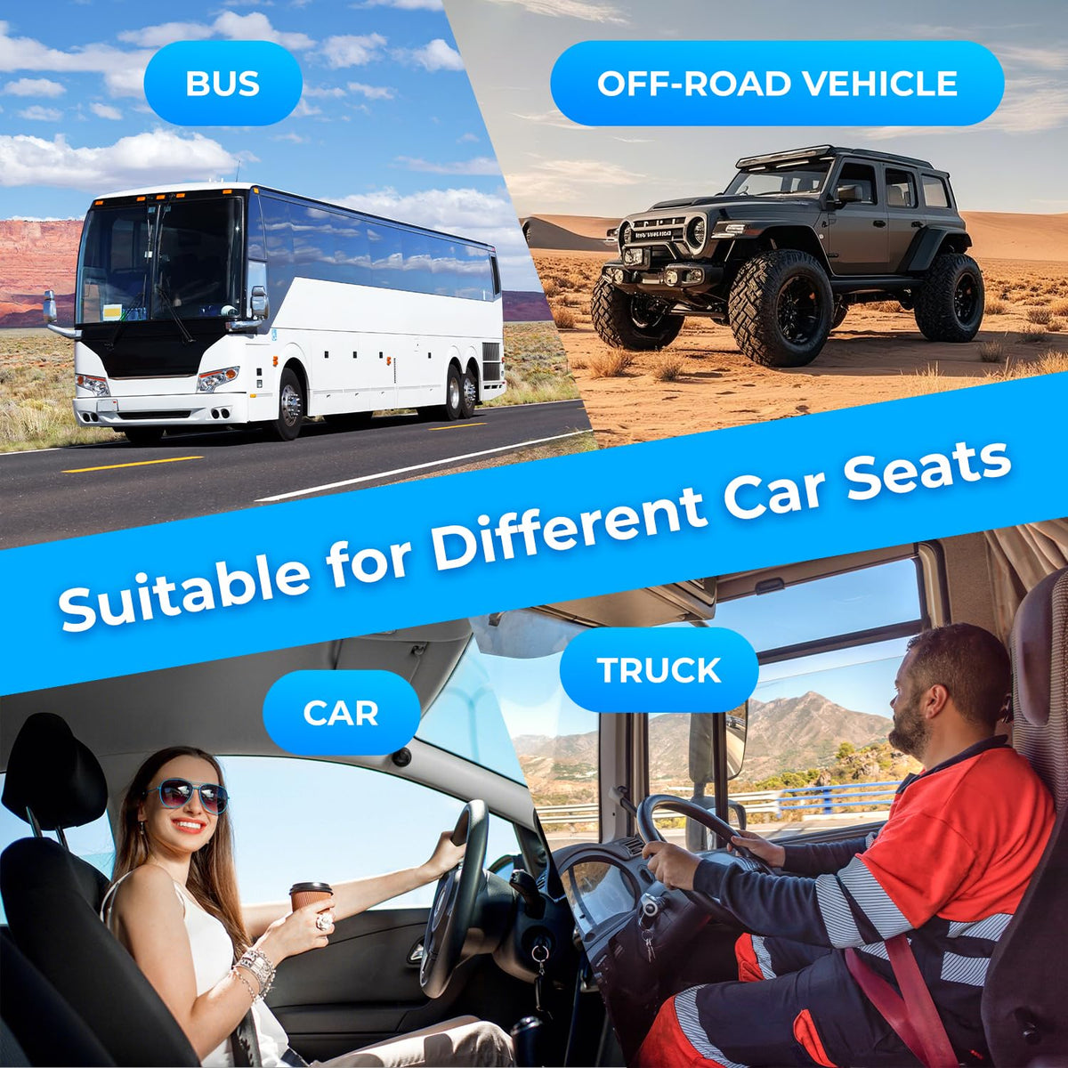Elevated Car Seat Cushion Z56541