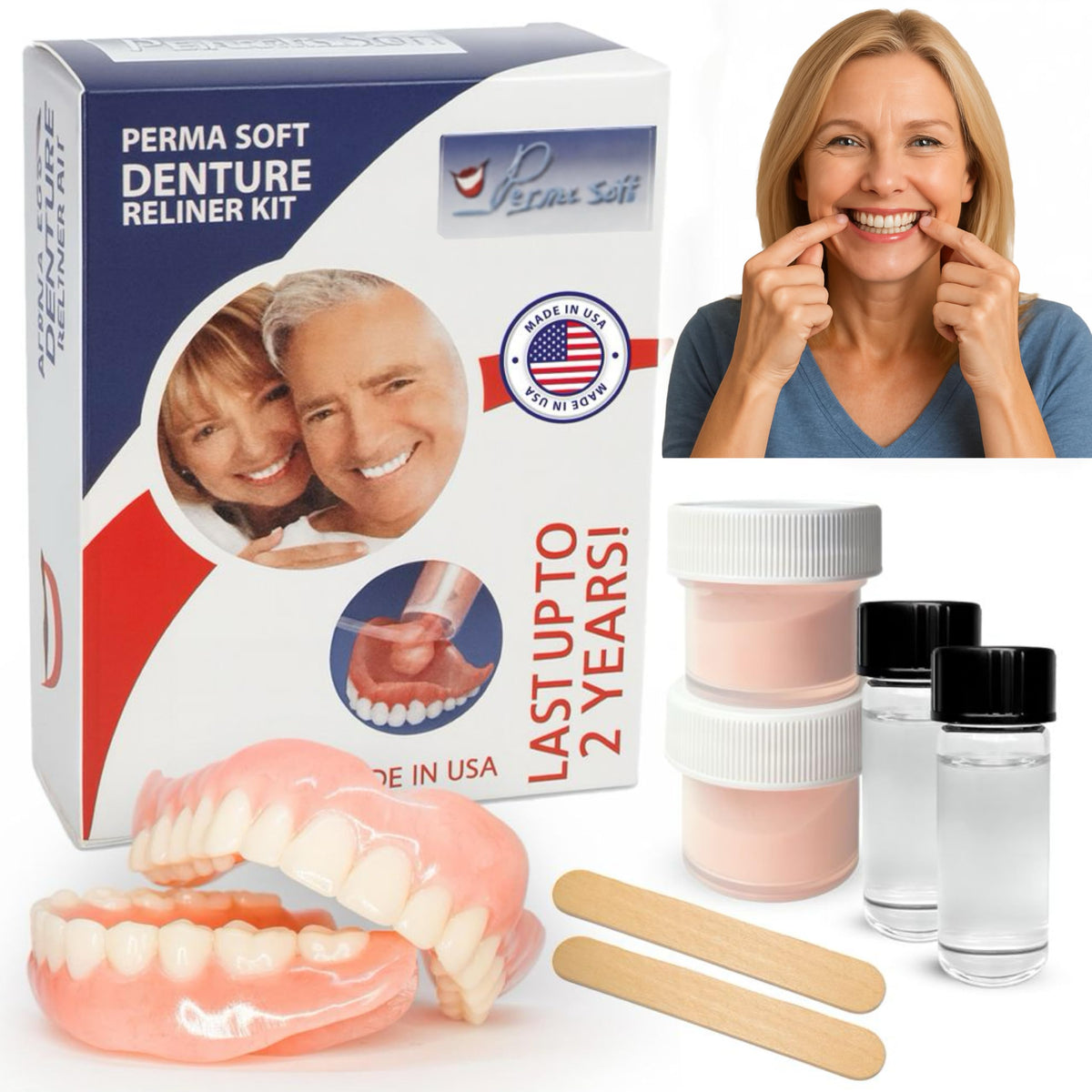 Semi Soft Denture Reliner Kit I102