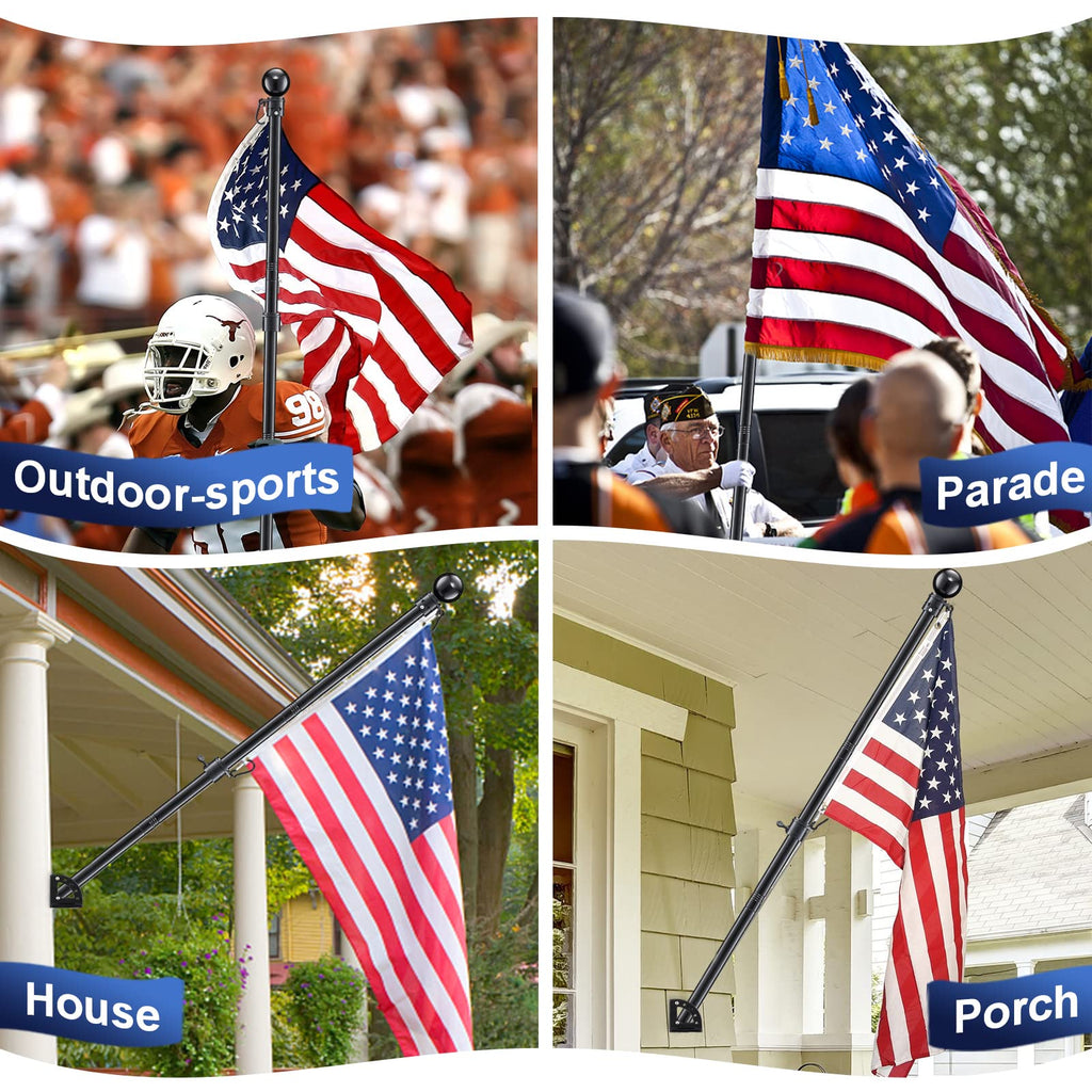 6ft Tangle Free Spinning Flag Pole Kit Z32641