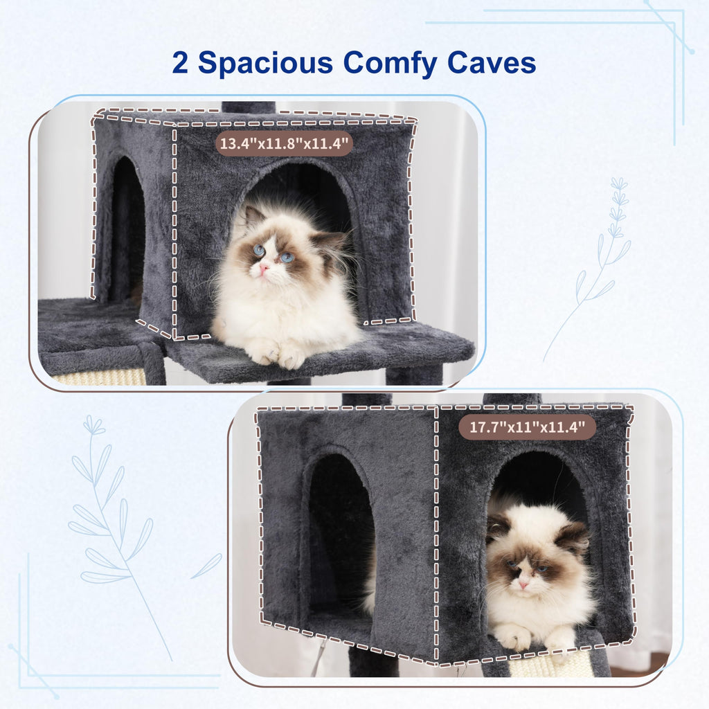 71'' Cat Tree with Scratching Post F818