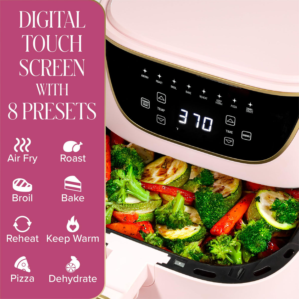 6-Quart Nonstick Air Fryer R61052
