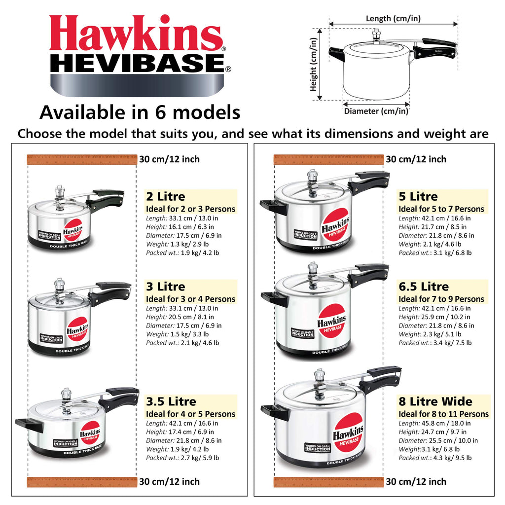 2 Litre Aluminium Pressure Cooker G69738