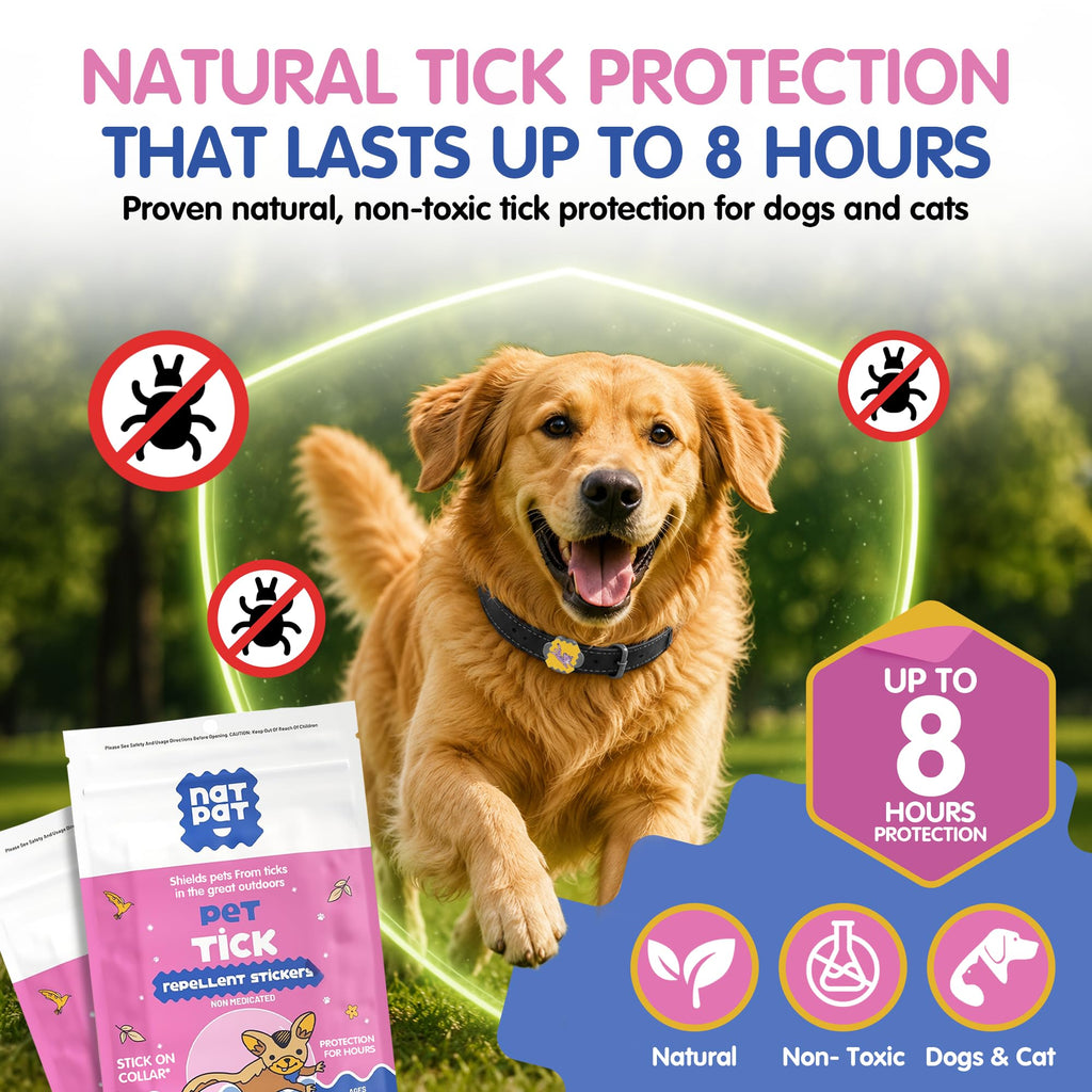 Tick Repellent Pet Patches for Dogs and Cats, 48 Count S794539