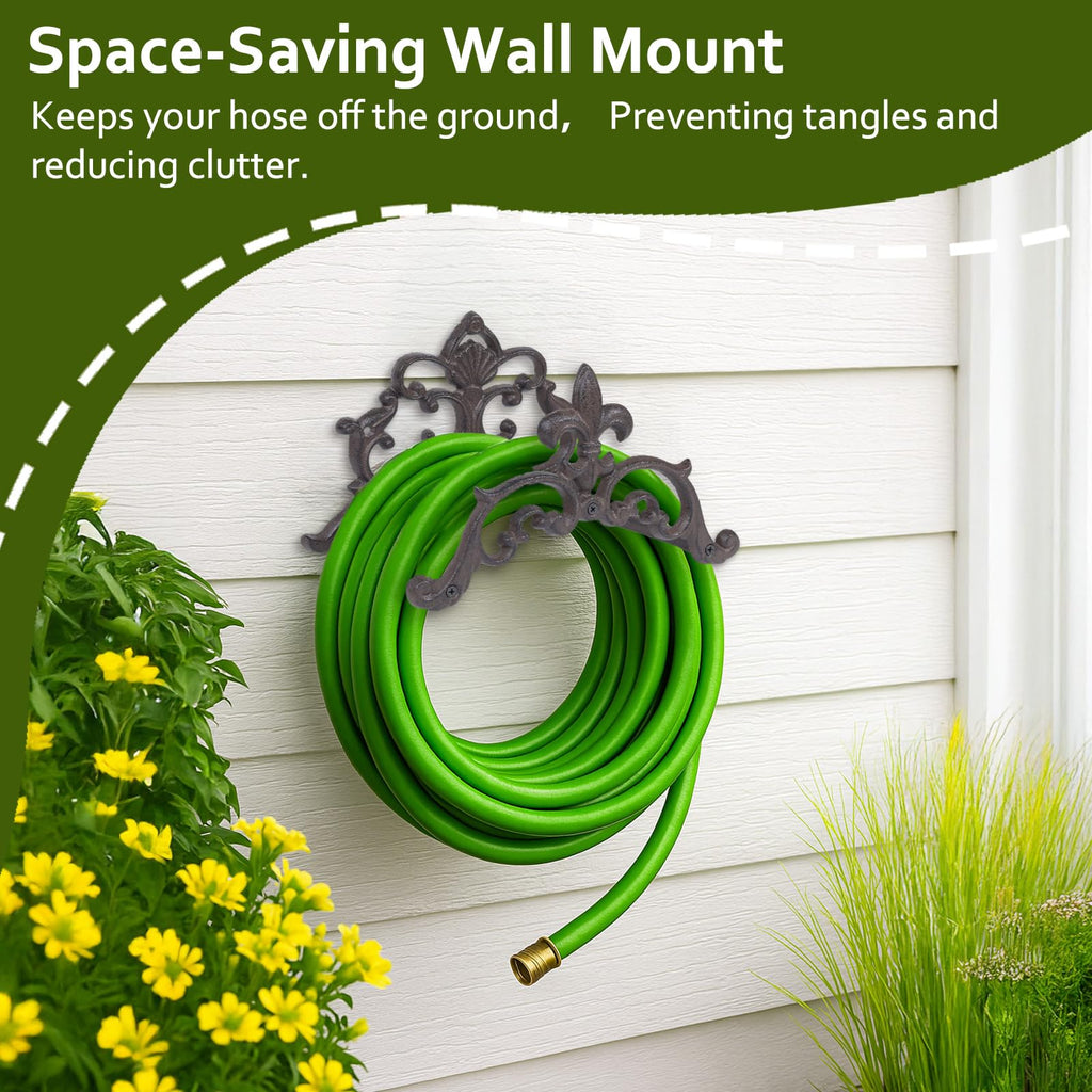 Cast Iron Wall Mount Hose Holder F329
