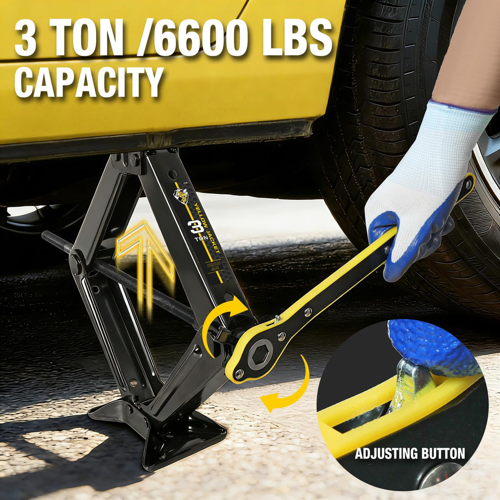 3 Ton Scissor Car Jack with Lug Wrench S432355