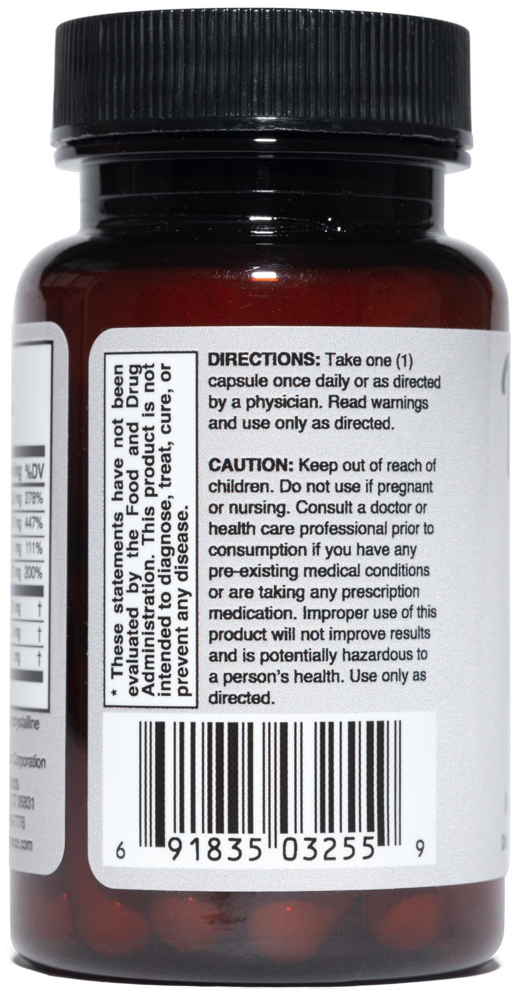 Natural Eye and Vision Support Supplement, Vegan, Gluten-Free X62965