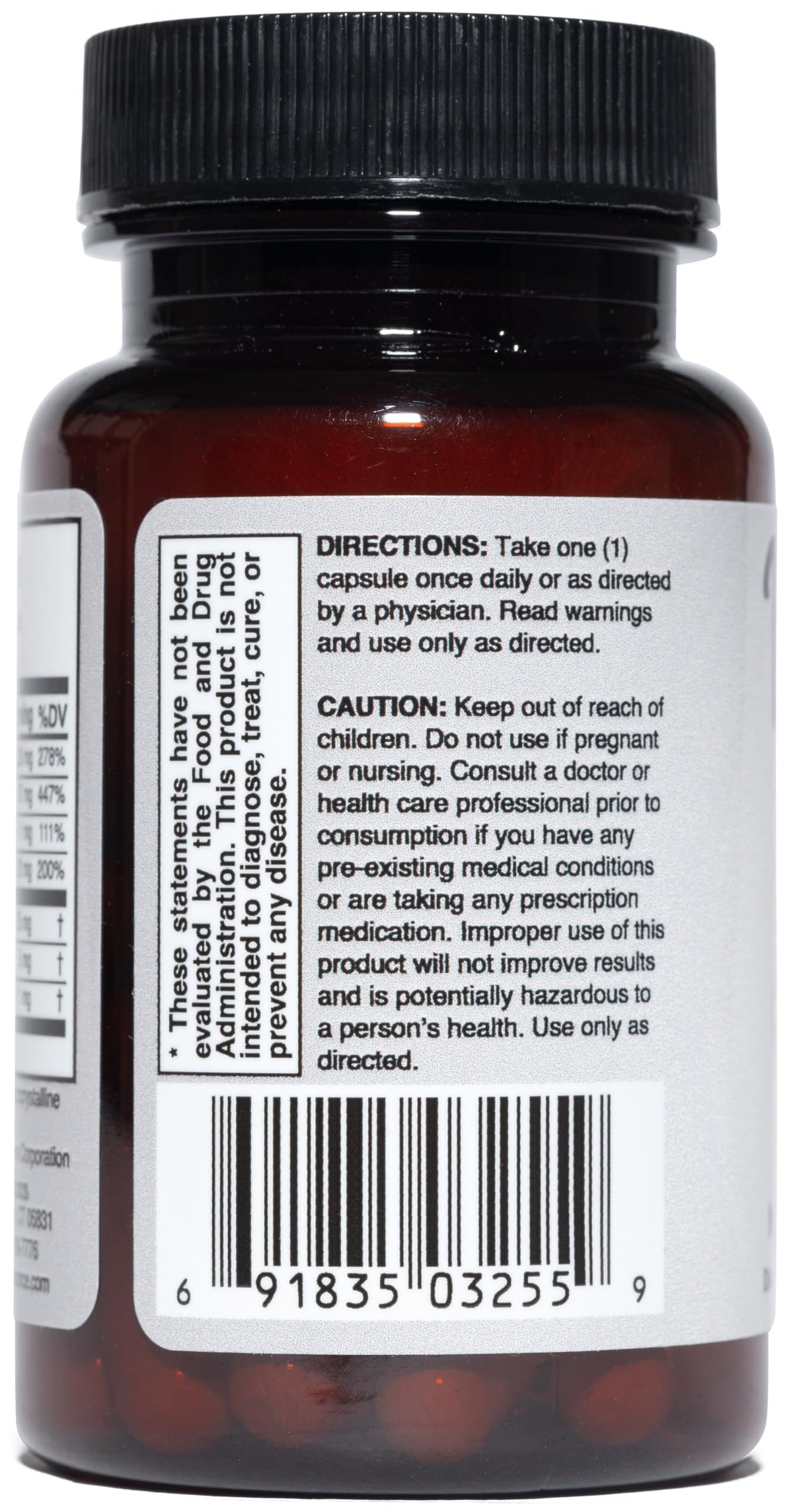 Natural Eye and Vision Support Supplement, Vegan, Gluten-Free X62965