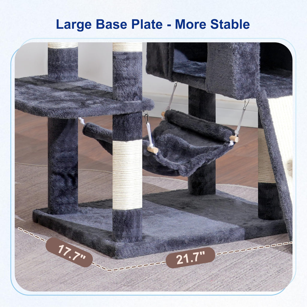 71'' Cat Tree with Scratching Post F818