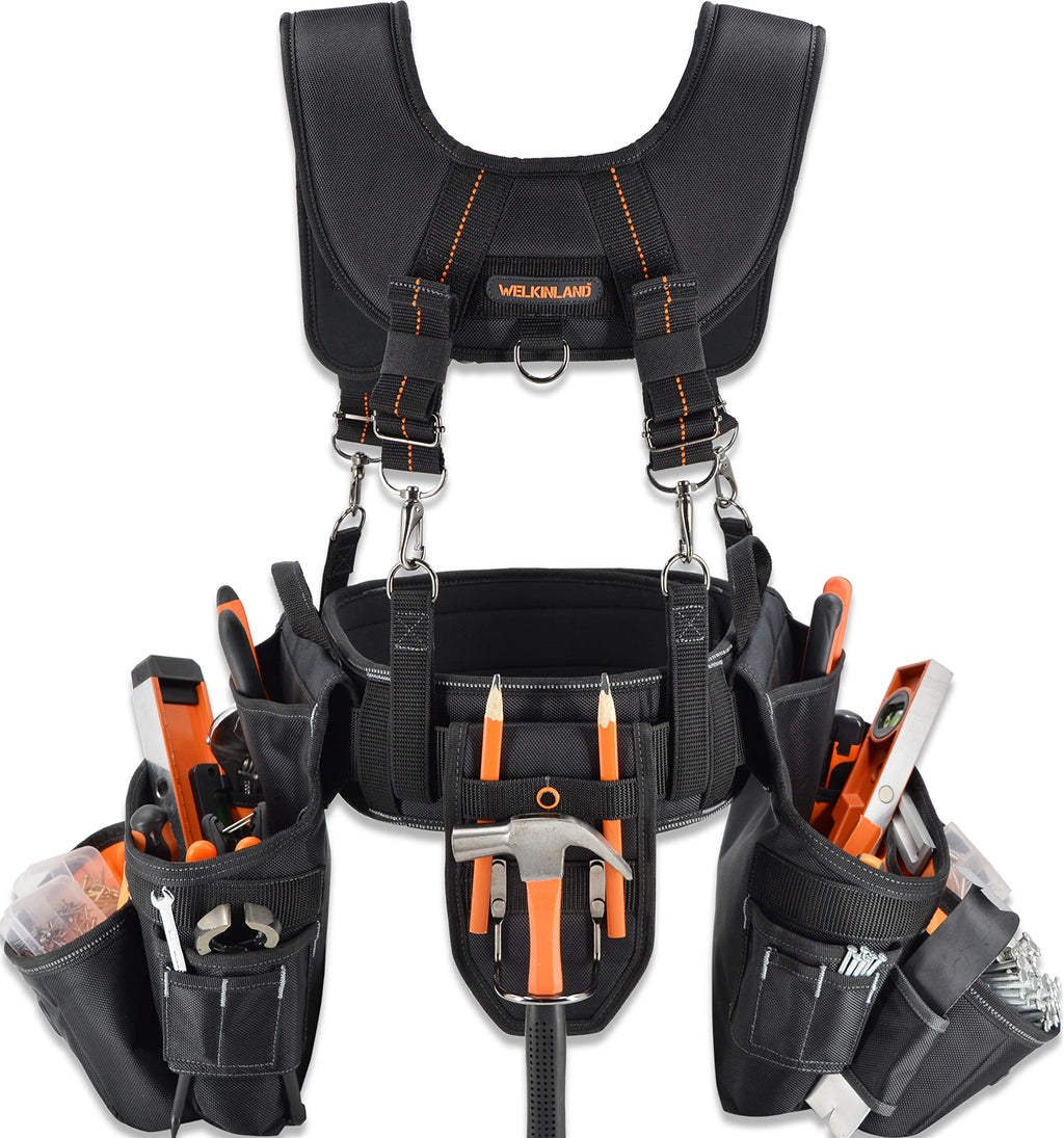 39 Pockets Tool Belts with Suspenders O253