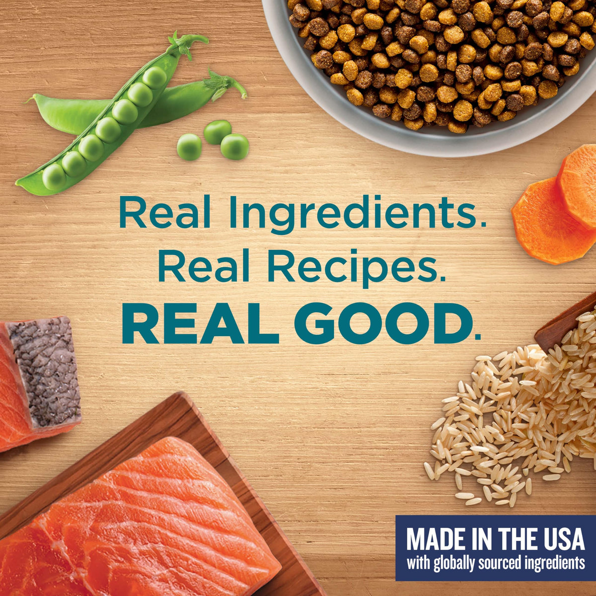 Salmon & Brown Rice Recipe Dry Cat Food 14 lb. Bag L69051