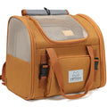 Brown Expandable Cat Backpack T4628