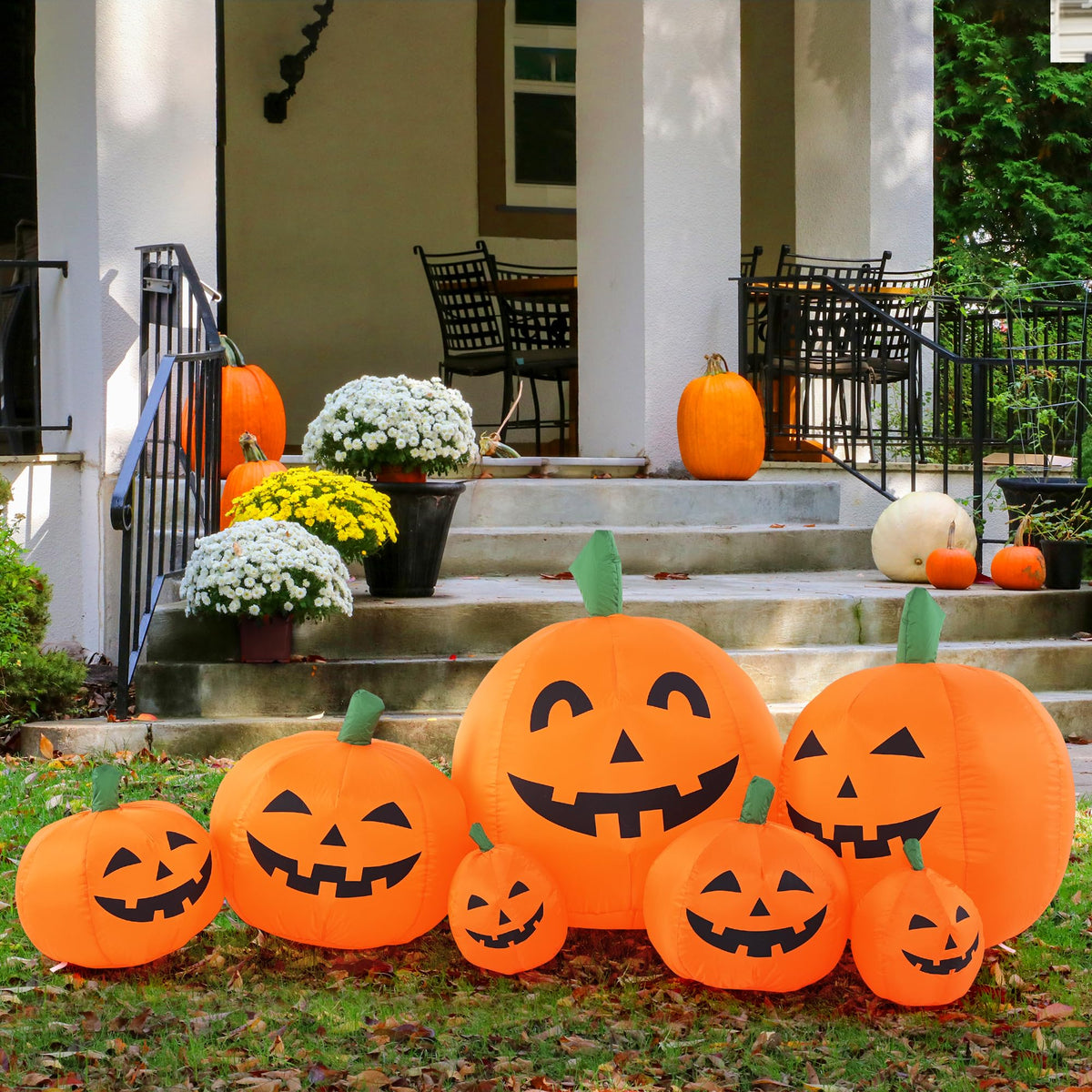 7.5FT Inflatable Outdoor Decoration Pumpkin H606
