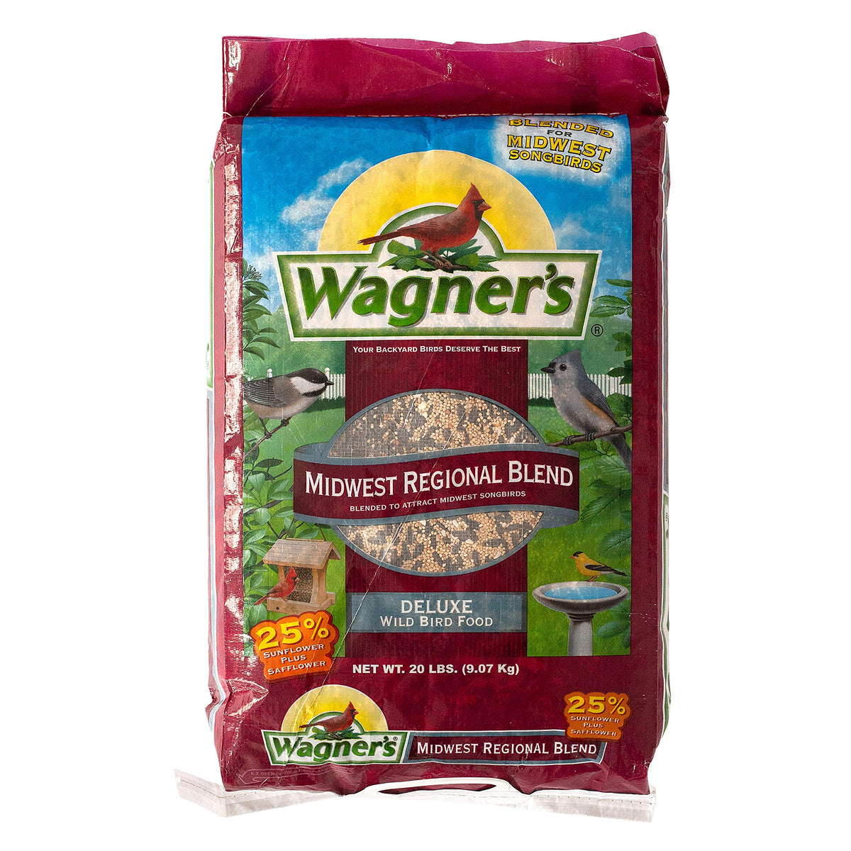 20-Pound Wild Bird Food and 5 Pound Nut & Fruit Wild Bird Food O8186